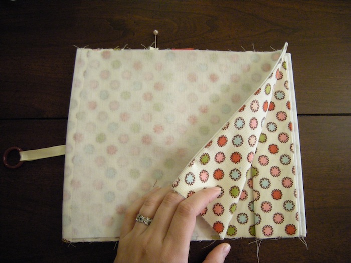 Fabric Book Cover tutorial